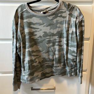 Camo Crewneck Sweatshirt